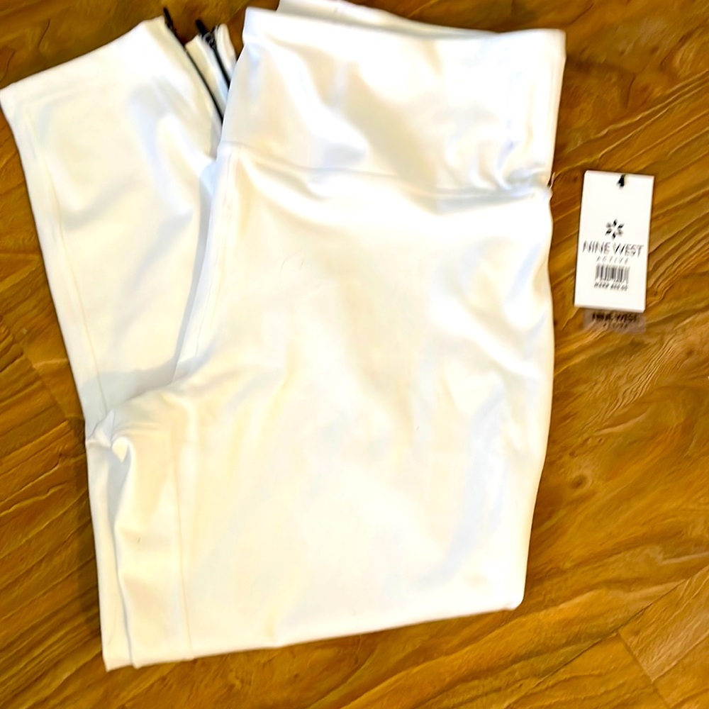 Nine west white leggings
